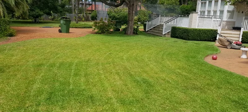 Greenway Gardens mowed lawn